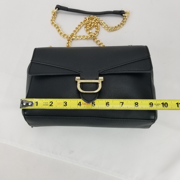 COPY - NINE WEST BEDFORD Black Crossbody Gold Ton… - Picture 4 of 8